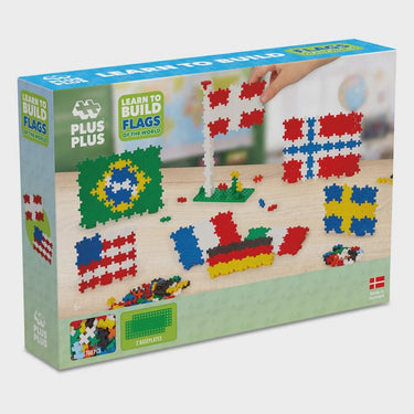 plus plus stem PLUS-PLUS - LEARN TO BUILD - FLAGS OF THE WORLD 700PCS